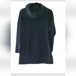 ALFANI dark gray sparkle sweater dress Size M